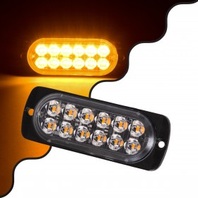 GloboStar Pro Series Μπάρα Σήμανσης Οδικής Βοήθείας για Αυτοκίνητα &amp Φορτηγά LED 12/24V - ΠορτοκαλίΚωδικός: 85264 