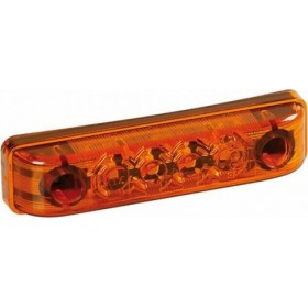 Lampa Φως Όγκου 4 LED 24V 6.5cm - Πορτοκαλί Lampa Φως Όγκου 4 LED 24V 6.5cm - Πορτοκαλί