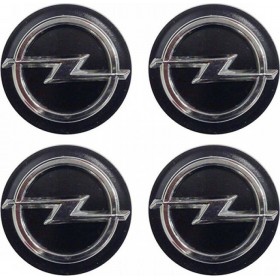 Lampa Opel Τάπες Κέντρου Ζάντας Μαύρο/Ασημί (56mm & 59mm) 4τμχ Lampa Opel Τάπες Κέντρου Ζάντας Μαύρο/Ασημί (56mm & 59mm) 4τμχ