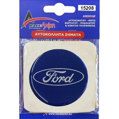 Race Axion Αυτοκόλλητα Σήματα Ford 7.2cm για Ζάντες Αυτοκινήτου 4τμχ