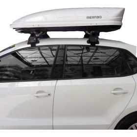 Menabo 400lt Kit με Μπαρες Οροφης Αλουμινιου & Μπαγκαζιερα Οροφης Mania για VW Polo 6R/6C 5D 2010-2017 Menabo 400lt Kit με Μπαρες Οροφης Αλουμινιου & Μπαγκαζιερα Οροφης Mania για VW Polo 6R/6C 5D 2010-2017