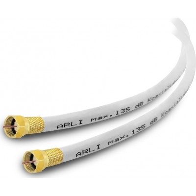 Arli Καλώδιο Δορυφορικής F-Connector male - F-Connector male 7m (ΚΑΛ.GER.7M)