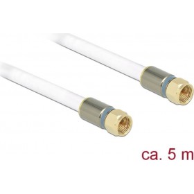 DeLock Satellite Cable F-Connector male - F-Connector male 5m (88996)