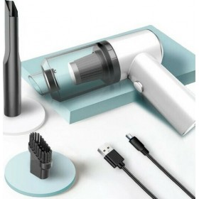 Σκουπάκι Αυτοκινήτου Στερεών PS-108395 με Ισχύ 120W Επαναφορτιζόμενο 7.4V ΛευκόΚωδικός: 883259 