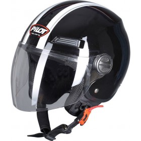 Pilot Fazer Stripes Κράνος Μηχανής Jet 900gr Pilot Fazer Stripes Κράνος Μηχανής Jet 900gr