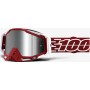 100% Racecraft Plus Gustavia Injected Silver Flash Mirrorred/White 50120-341-02