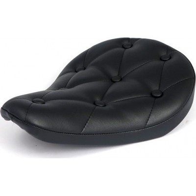 ΜΟΝΟΣΕΛΟ Fitzz, custom solo seat. Black/rivets. Small. 4cm thick