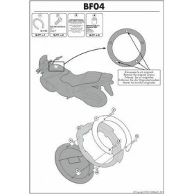 Givi Βάση Ρεζερβουάρ Tanklock για KawasakiΚωδικός: BF04  Givi Βάση Ρεζερβουάρ Tanklock για KawasakiΚωδικός: BF04