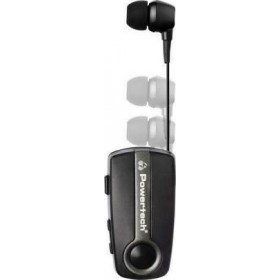 Powertech Klipp In-ear Bluetooth Handsfree Γκρι