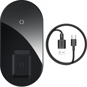 Baseus Wireless Charging Pad (Qi) Μαύρο (WXJK-01) Baseus Wireless Charging Pad (Qi) Μαύρο (WXJK-01)