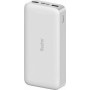 Xiaomi Power Bank Redmi 20000mAh 18W Λευκό