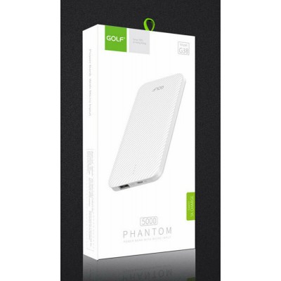 GOLF Phantom 5000mAh Λευκό