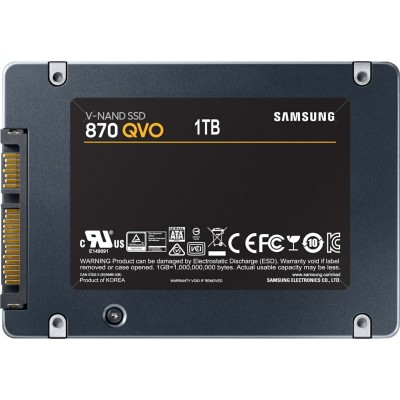 Samsung 870 QVO SSD 1TB 2.5''Κωδικός: MZ-77Q1T0BW 