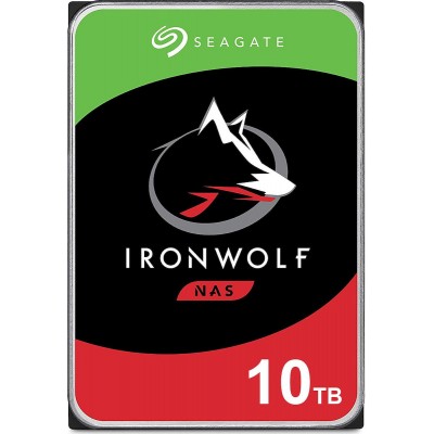 Seagate Ironwolf 10TB HDD Σκληρός Δίσκος 3.5" SATA III 7200rpm με 256MB Cache για NASΚωδικός: ST10000VN0008 