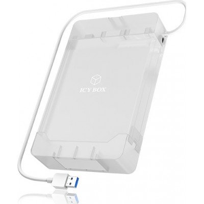 RaidSonic Icy Box IB-AC705-6G Θήκη για Σκληρό Δίσκο 2.5" / 3.5" SATA III με σύνδεση USB3.0 σε Διάφανο χρώμαΚωδικός: 60341 