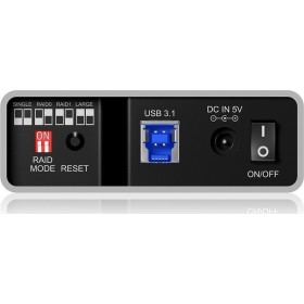 RaidSonic Icy Box IB-RD2253-U31 Θήκη για 2 Σκληρούς Δίσκους 2.5" SATA III με σύνδεση USB3.0Κωδικός: 22203 