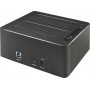 LogiLink USB 3.0, 2-Bay docking station with QuickPort for 2.5” &amp 3.5” SATA HDD/SSD