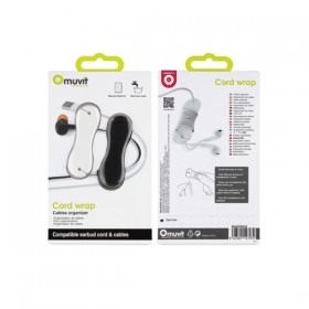 Muvit MUGOO0018 Clips Οργάνωσης Καλωδίων 2τμχ Πολύχρωμο