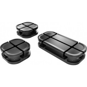Lampa L3885.4/T Clips Οργάνωσης Καλωδίων 3τμχ Μαύρο Lampa L3885.4/T Clips Οργάνωσης Καλωδίων 3τμχ Μαύρο