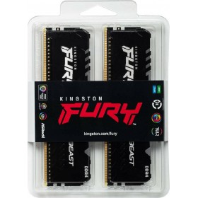 Kingston Fury Beast RGB 16GB DDR4 RAM με 2 Modules (2x8GB) και Συχνότητα 3200MHz για DesktopΚωδικός: KF432C16BBAK2/16 