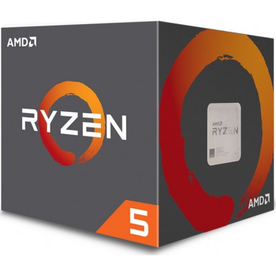 AMD Ryzen 5 ​2600X 3.6GHz Επεξεργαστής 6 Πυρήνων για Socket AM4 σε Κουτί με Ψύκτρα