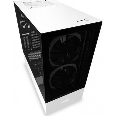 NZXT H510 Elite Gaming Midi Tower Κουτί Υπολογιστή με Πλαϊνό Παράθυρο και RGB Φωτισμό Λευκό