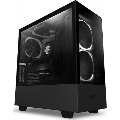 NZXT H510 Elite Gaming Midi Tower Κουτί Υπολογιστή με Πλαϊνό Παράθυρο και RGB Φωτισμό Μαύρο