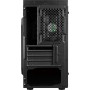 Aerocool Bolt Mini Gaming Mini Tower Κουτί Υπολογιστή με Πλαϊνό Παράθυρο και RGB Φωτισμό Μαύρο