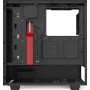 NZXT H510i Gaming Midi Tower Κουτί Υπολογιστή με Πλαϊνό Παράθυρο και RGB Φωτισμό Κόκκινο