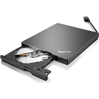 Lenovo ThinkPad UltraSlim Εξωτερικός Οδηγός Εγγραφής/Ανάγνωσης DVD/CD για Laptop / Desktop Μαύρο