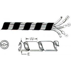 Eval Σπιράλ 7mm 10m Μαύρο Eval Σπιράλ 7mm 10m Μαύρο