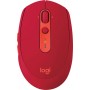 Logitech M590 Ασύρματο Bluetooth Ποντίκι Κόκκινο