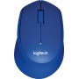 Logitech M330 Silent Plus Ασύρματο Mini Ποντίκι Μπλε