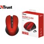 Trust Mydo Silent Click Ασύρματο Ποντίκι Red