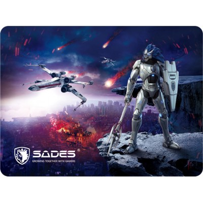 Sades Lightning Gaming Mouse Pad Medium 350mm Πολύχρωμο