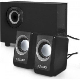 NOD Cyclops Ηχεία Υπολογιστή 2.1 με Ισχύ 5W σε Μαύρο Χρώμα NOD Cyclops Ηχεία Υπολογιστή 2.1 με Ισχύ 5W σε Μαύρο Χρώμα