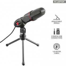 Trust GXT 212 Μικρόφωνο Υπολογιστή με Σύνδεση USB Trust GXT 212 Μικρόφωνο Υπολογιστή με Σύνδεση USB