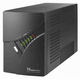 Powertech UPS Line-Interactive 2000VA 1200W με 4 Schuko Πρίζες