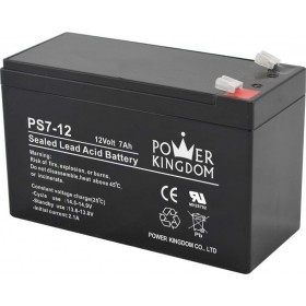 Power Kingdom PS7-12-T1 Μπαταρία UPS με Χωρητικότητα 7Ah και Τάση 12V