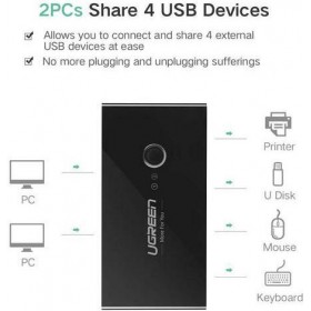 Ugreen 2 in 4 USB 3.0 Sharing Switch Box Ugreen 2 in 4 USB 3.0 Sharing Switch Box