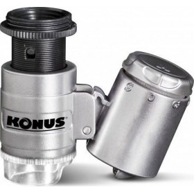 Konus Konusclip-2 Φακός Κάμερας Κινητών Μικροσκόπιο 20x σε Ασημί χρώμα Konus Konusclip-2 Φακός Κάμερας Κινητών Μικροσκόπιο 20x σε Ασημί χρώμα