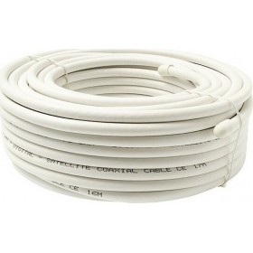 DPM Καλώδιο Ομοαξονικό Ατερμάτιστο 15m Λευκό (G06-15) DPM Καλώδιο Ομοαξονικό Ατερμάτιστο 15m Λευκό (G06-15)