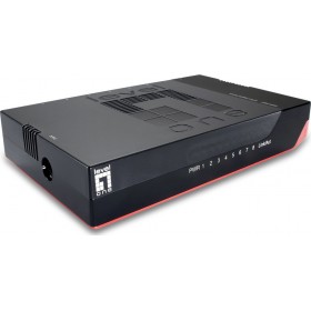 Level One GSW-0807 V5 Unmanaged L2 Switch με 8 Θύρες Gigabit (1Gbps) Ethernet Level One GSW-0807 V5 Unmanaged L2 Switch με 8 Θύρες Gigabit (1Gbps) Ethernet