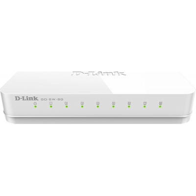 D-Link Unmanaged L2 Switch με 8 Θύρες Gigabit (1Gbps) Ethernet