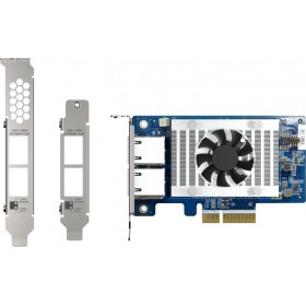 QNap Ενσύρματη Κάρτα Δικτύου Gigabit (10Gbps) Ethernet PCI-eΚωδικός: QXG-10G2T-X710  QNap Ενσύρματη Κάρτα Δικτύου Gigabit (10Gbps) Ethernet PCI-eΚωδικός: QXG-10G2T-X710
