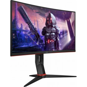 AOC C24G2U/BK Curved Gaming Monitor 23.6" FHD 1920x1080 165Hz Black Red