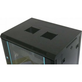 Powertech Επιτοίχια καμπίνα 4U 600x450x280mm Μαύρο Powertech Επιτοίχια καμπίνα 4U 600x450x280mm Μαύρο
