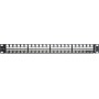 DeLock Patch Panel 19" 1U με 48 Ports Μαύρο