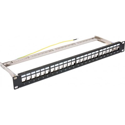 Powertech Patch Panel για Rack 24-port, 1U