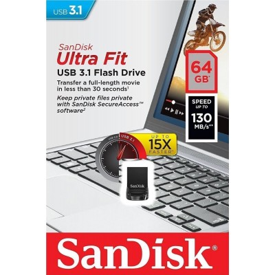 Sandisk Ultra Fit 64GB USB 3.1